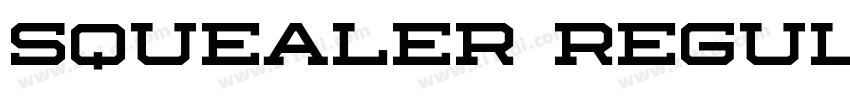 Squealer Regular字体转换